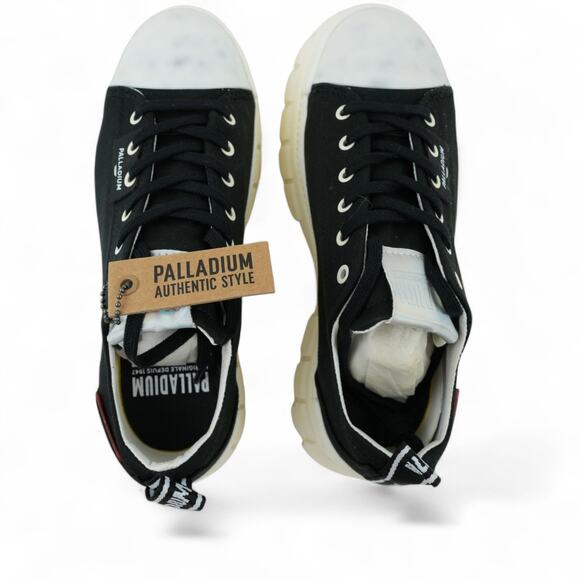 Palladium Revolt Lo Tx Platform Shoes Womens 7.5 Black Chunky Fashion Sneakers - Picture 4 of 11